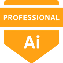 Adobe Certified Professional badge: Illustrator