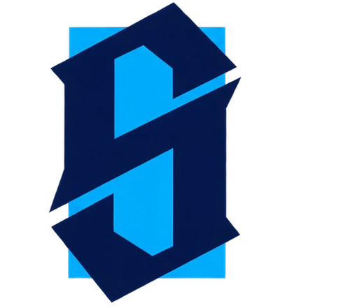 Logo concept 4: an angular S built from offset blocks