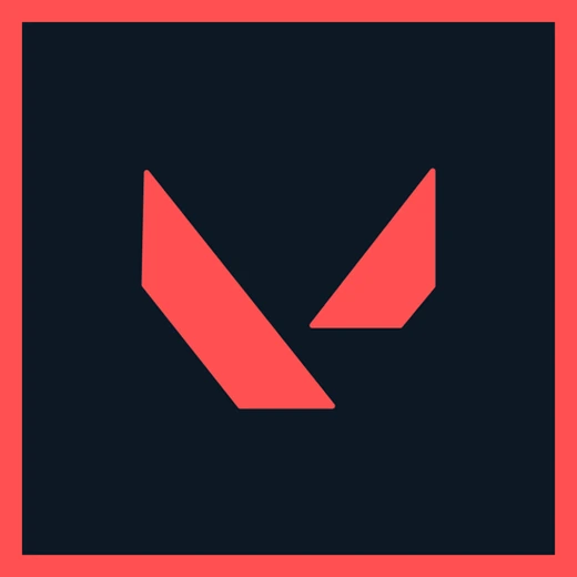 Valorant logo: an angular V